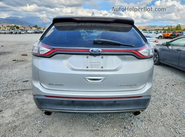 2FMPK3K97HBB28358 2017 FORD EDGE Silver Widok z tyłu