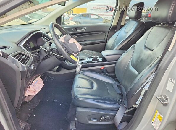 2FMPK3K97HBB28358 2017 FORD EDGE Silver Widok wnętrza z przodu