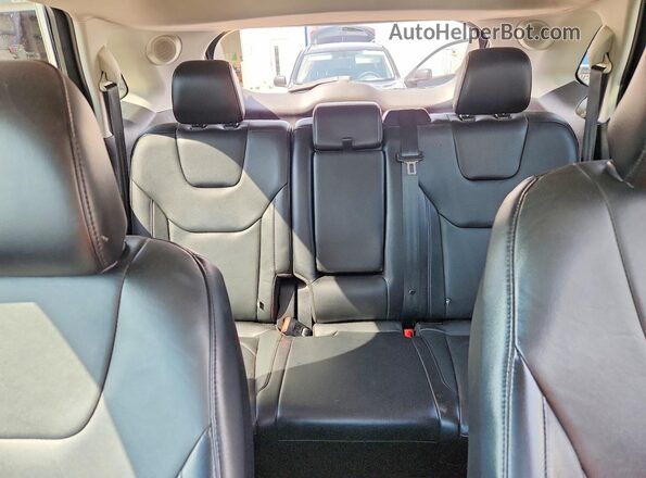 2FMPK3K97HBB52837 2017 FORD EDGE Black Вид задніх сидінь