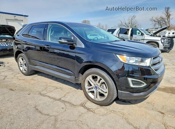 2FMPK3K97HBB52837 2017 FORD EDGE Black Передня права чверть