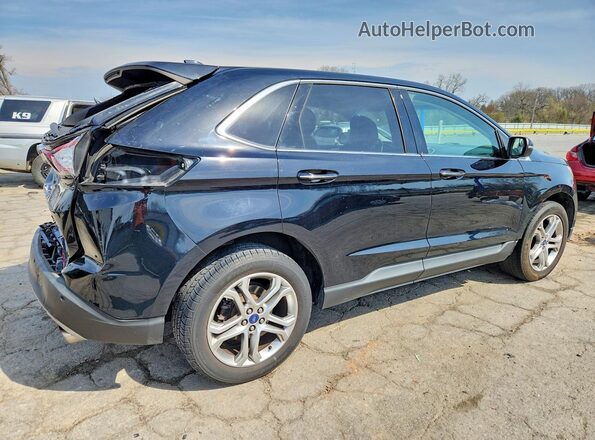 2FMPK3K97HBB52837 2017 FORD EDGE Black Задня права чверть