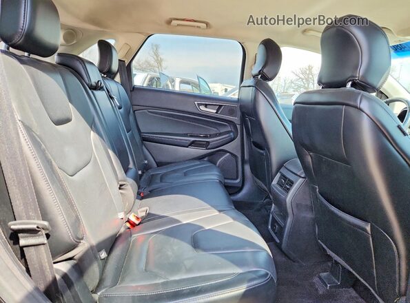 2FMPK3K97HBB52837 2017 FORD EDGE Black Вид задньої частини салону