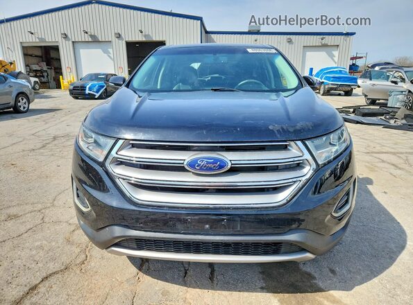 2FMPK3K97HBB52837 2017 FORD EDGE Black Вид спереду