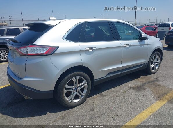 2FMPK3K97JBB10609 2018 FORD EDGE Серый Задняя правая четверть