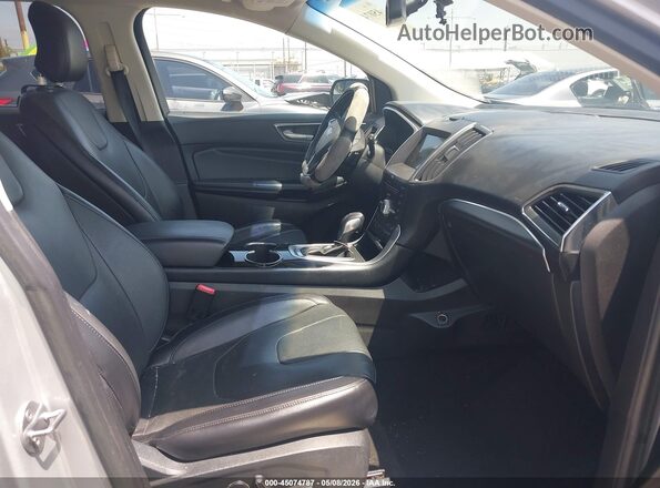 2FMPK3K97JBB10609 2018 FORD EDGE Серый Вид салона спереди