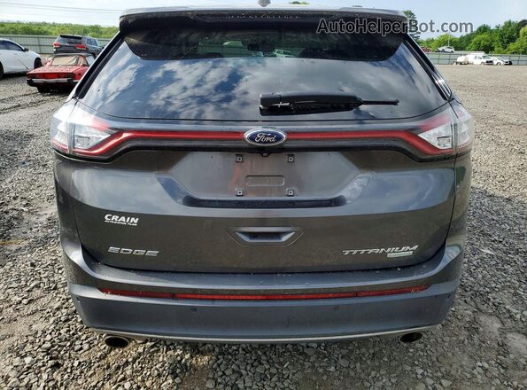 2FMPK3K98HBB82333 2017 FORD EDGE Black Vista trasera