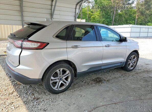 2FMPK3K98JBB41240 2018 FORD EDGE Silver Tył prawy
