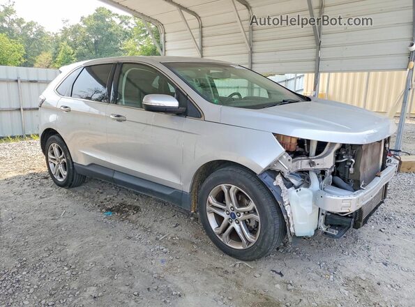 2FMPK3K98JBB41240 2018 FORD EDGE Silver Przód prawy