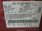 2019 Ford Edge Titanium Burgundy vin: 2FMPK3K98KBB52174