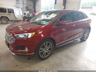 2019 Ford Edge Titanium Burgundy vin: 2FMPK3K98KBB52174