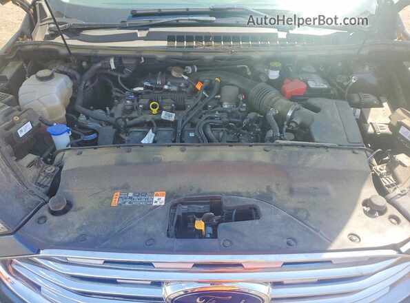 2FMPK3K98KBC16343 2019 FORD EDGE Blue Вид підкапотного простору