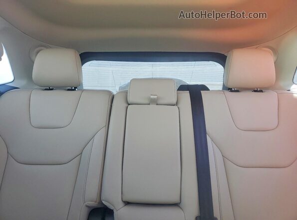 2FMPK3K98KBC16343 2019 FORD EDGE Blue Вид задніх сидінь