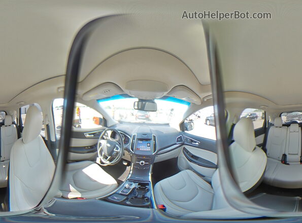 2FMPK3K98KBC16343 2019 FORD EDGE Blue Панорамний вид салону 360°