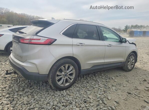 2FMPK3K98KBC37368 2019 FORD EDGE Серебряный Задняя правая четверть