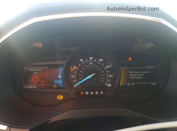2FMPK3K98LBA55803 2020 FORD EDGE Золотой Вид щитка приборов