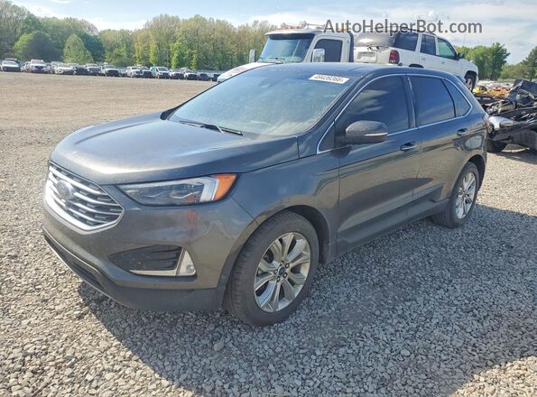 2FMPK3K98LBB43444 2020 FORD EDGE Серый Передняя левая четверть