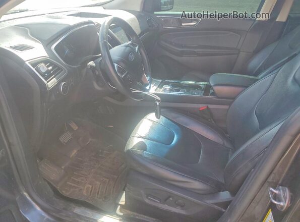 2FMPK3K98LBB43444 2020 FORD EDGE Серый Вид салона спереди