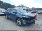 2019 Ford Edge Titanium Dark Blue vin: 2FMPK3K99KBB89069