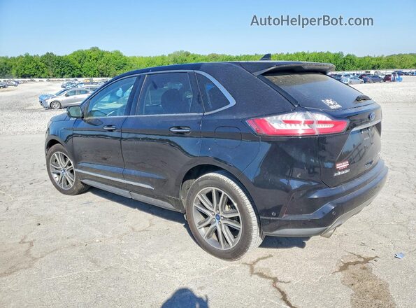 2FMPK3K99KBC43681 2019 FORD EDGE Черный Задняя левая четверть