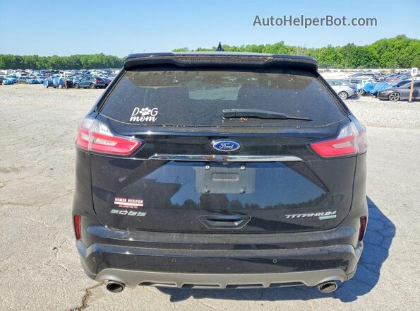 2FMPK3K99KBC43681 2019 FORD EDGE Черный Вид сзади