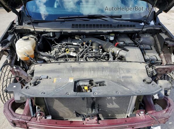 2FMPK3K99MBA59439 2021 FORD EDGE Burgundy Widok komory silnika