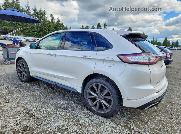 2FMPK4AP0JBC61068 2018 FORD EDGE Белый Задняя левая четверть