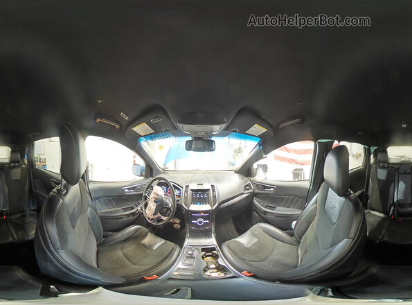 2FMPK4AP0KBC13460 2019 FORD EDGE Blue Vista interior de 360 grados