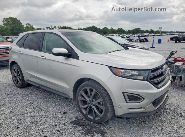 2FMPK4AP1JBB72769 2018 FORD EDGE Silver Przód prawy