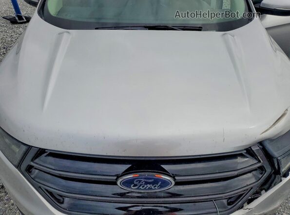 2FMPK4AP1JBB72769 2018 FORD EDGE Silver Widok komory silnika
