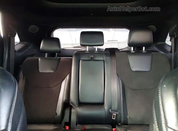 2FMPK4AP2KBB86844 2019 FORD EDGE Blue უკანა სავარძლების ხედი