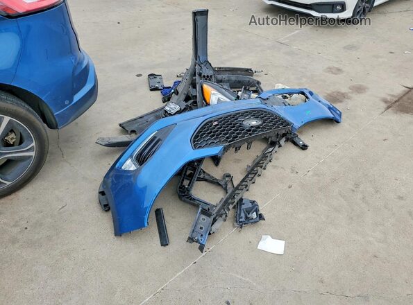 2FMPK4AP2KBC00953 2019 FORD EDGE Blue Вид наклейки з VIN-кодом