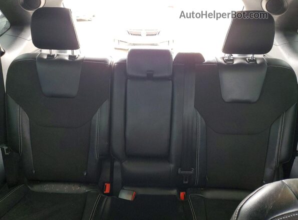2FMPK4AP2KBC00953 2019 FORD EDGE Blue Вид задніх сидінь