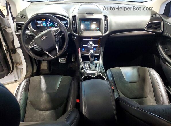 2FMPK4AP3JBC62537 2018 FORD EDGE White წინა პანელის ხედი