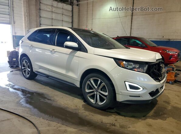 2FMPK4AP3JBC62537 2018 FORD EDGE White წინა მარჯვენა
