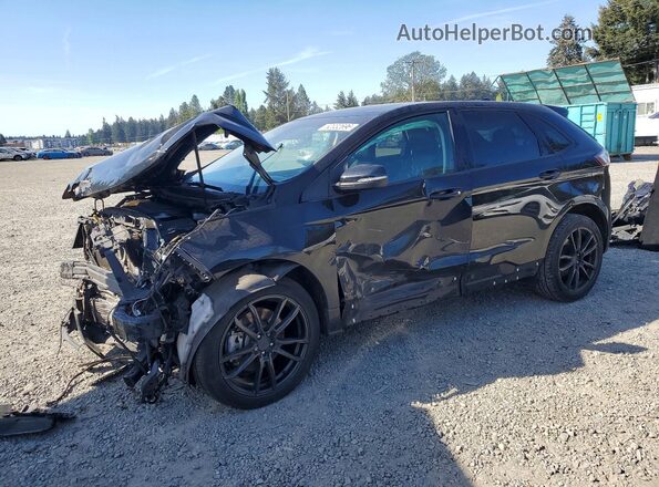 2FMPK4AP4GBB08251 2016 FORD EDGE Черный Передняя левая четверть