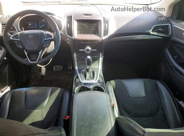 2FMPK4AP4JBB95172 2018 FORD EDGE White Առջևի վահանակի տեսք