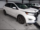 2016 Ford Edge Sport White vin: 2FMPK4AP5GBC03871