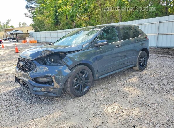 2FMPK4AP5MBA52560 2021 FORD EDGE Gray Առջևի ձախ երեք քառորդ տեսարան