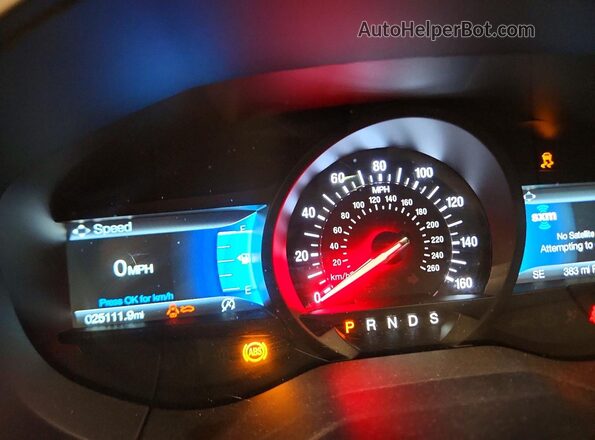 2FMPK4AP5NBA61793 2022 FORD EDGE Серый Вид щитка приборов