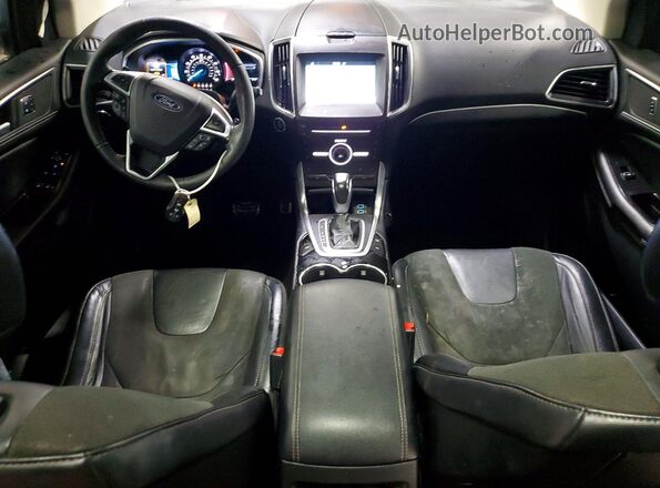 2FMPK4AP6GBB66670 2016 FORD EDGE Белый Вид панели приборов