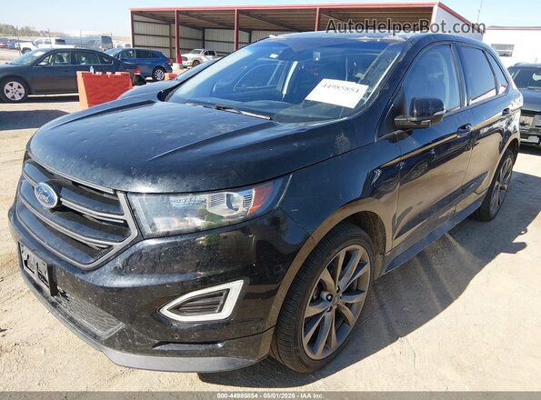 2FMPK4AP6HBB79548 2017 FORD EDGE Черный Вид спереди