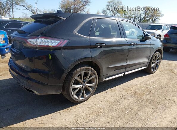 2FMPK4AP6HBB79548 2017 FORD EDGE Черный Задняя правая четверть