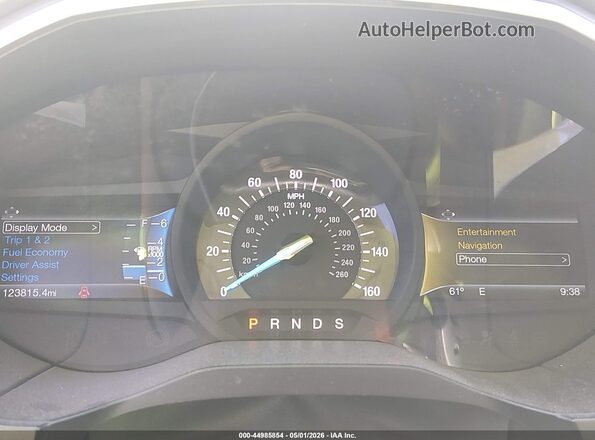 2FMPK4AP6HBB79548 2017 FORD EDGE Черный Вид задних сидений