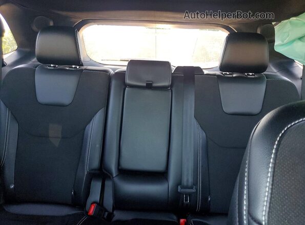 2FMPK4AP6LBA76204 2020 FORD EDGE Blue Rear seats view