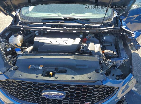 2FMPK4AP6LBA76204 2020 FORD EDGE Blue Engine compartment view