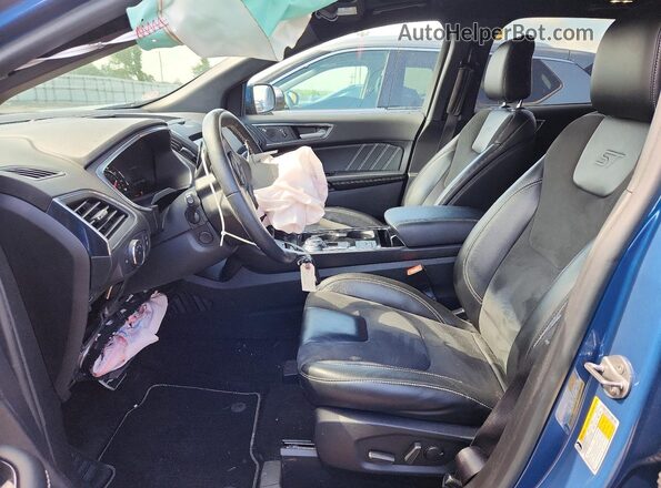 2FMPK4AP6LBA76204 2020 FORD EDGE Blue Front interior view