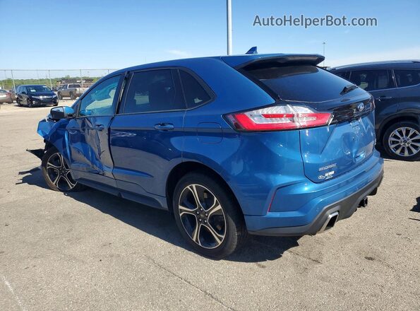 2FMPK4AP6LBA76204 2020 FORD EDGE Blue Rear left