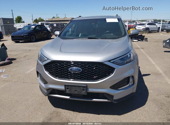 2FMPK4AP6LBB58997 2020 FORD EDGE Silver Widok wnętrza z tyłu