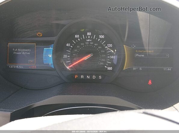2FMPK4AP6LBB58997 2020 FORD EDGE Silver Widok tylnych siedzeń