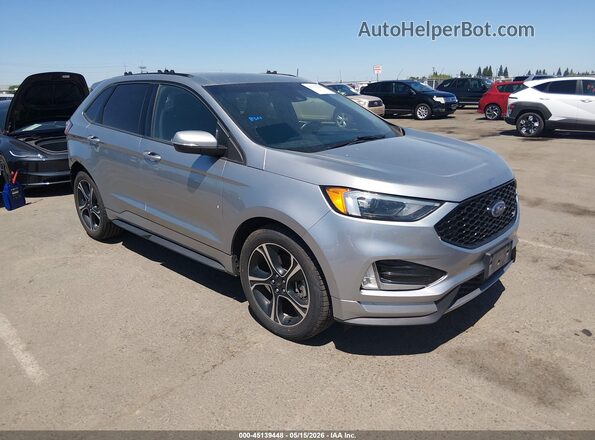 2FMPK4AP6LBB58997 2020 FORD EDGE Silver Przód prawy